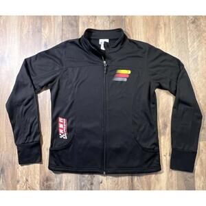 Disney Cars Lightning McQueen Kids 2XL Zip Track Jacket Racing Sports Network.